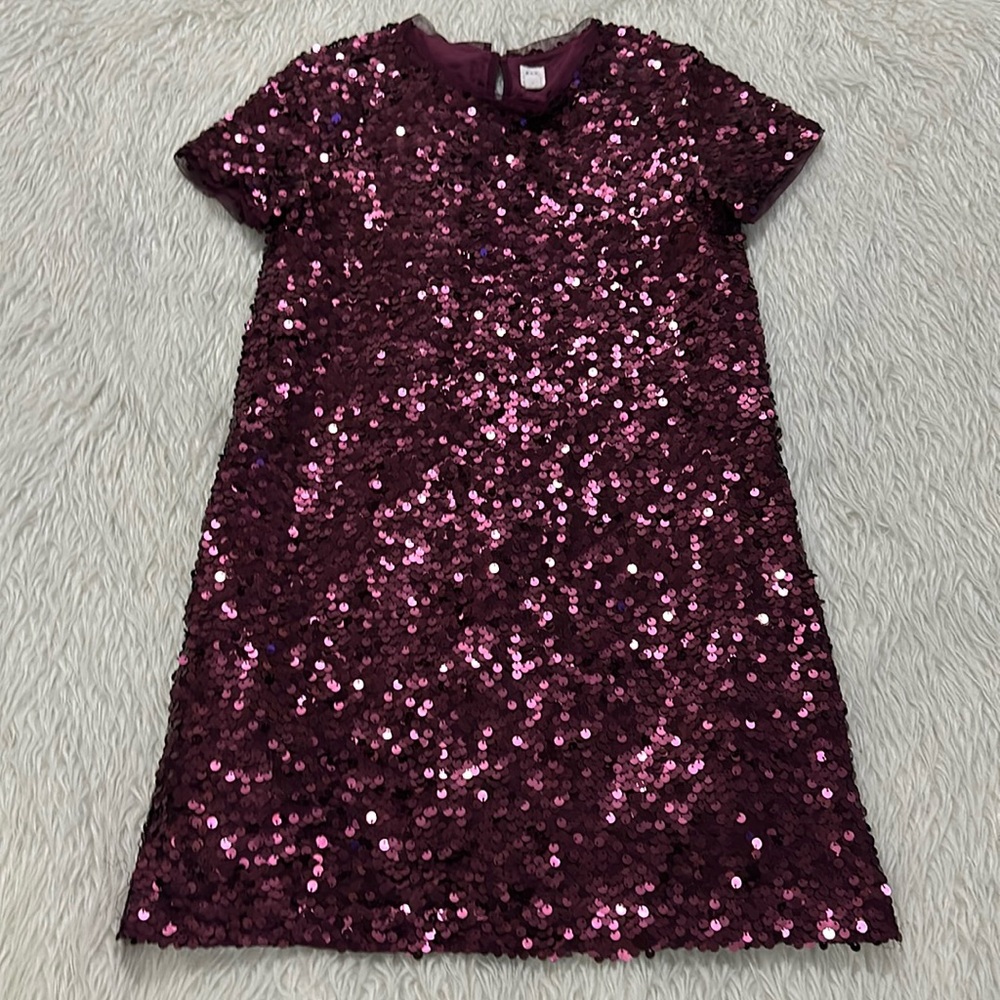 Gap garnet sparkling sequins girls party dress size large